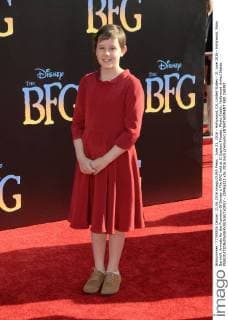 June 21, 2016 - Hollywood, CA, United States - 21 June 2016 - Hollywood. Ruby Barnhill. Arrivals for the Premiere Of Disney s The BFG held at El Capitan Theater. Photo Credit: Hollywood United States - ZUMAa123