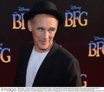 Cast member Mark Rylance attends the premiere of the motion picture fantasy BFG at the El Capitan Theatre in the Hollywood section of Los Angeles on June 21, 2016. Storyline: A girl named Sophie encounters the Big Friendly Giant who, despite his intimidating appearance, turns out to be a kindhearted soul who is considered an outcast by the other giants because, unlike them, he refuses to eat children.  LAP2016062126 JIMxRUYMEN