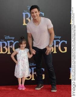 June 21, 2016 - Hollywood, CA, United States - 21 June 2016 - Hollywood. Gia Lopez, Mario Lopez. Arrivals for the Premiere Of Disney s The BFG held at El Capitan Theater. Photo Credit: Hollywood United States - ZUMAa123