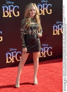 June 21, 2016 - Hollywood, CA, United States - 21 June 2016 - Hollywood. Sophie Reynolds. Arrivals for the Premiere Of Disney s The BFG held at El Capitan Theater. Photo Credit: Hollywood United States - ZUMAa123