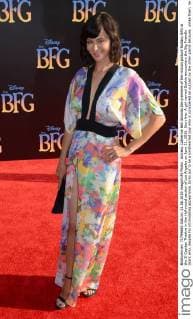 Actress Catherine Bell attends the premiere of the motion picture fantasy BFG at the El Capitan Theatre in the Hollywood section of Los Angeles on June 21, 2016. Storyline: A girl named Sophie encounters the Big Friendly Giant who, despite his intimidating appearance, turns out to be a kindhearted soul who is considered an outcast by the other giants because, unlike them, he refuses to eat children.  LAP2016062151 JIMxRUYMEN