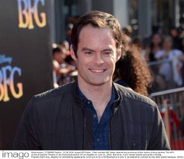 Cast member Bill Hader attends the premiere of the motion picture fantasy The BFG at the El Capitan Theatre in the Hollywood section of Los Angeles on June 21, 2016. Storyline: A girl named Sophie encounters the Big Friendly Giant who, despite his intimidating appearance, turns out to be a kindhearted soul who is considered an outcast by the other giants because, unlike them, he refuses to eat children.  LAP2016062102 JIMxRUYMEN