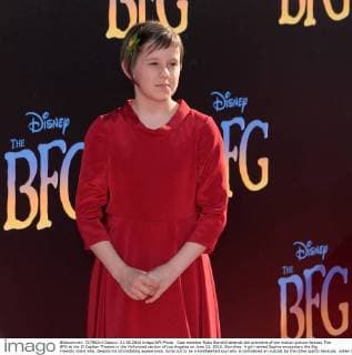 Cast member Ruby Barnhill attends the premiere of the motion picture fantasy The BFG at the El Capitan Theatre in the Hollywood section of Los Angeles on June 21, 2016. Storyline: A girl named Sophie encounters the Big Friendly Giant who, despite his intimidating appearance, turns out to be a kindhearted soul who is considered an outcast by the other giants because, unlike them, he refuses to eat children.  LAP2016062134 JIMxRUYMEN