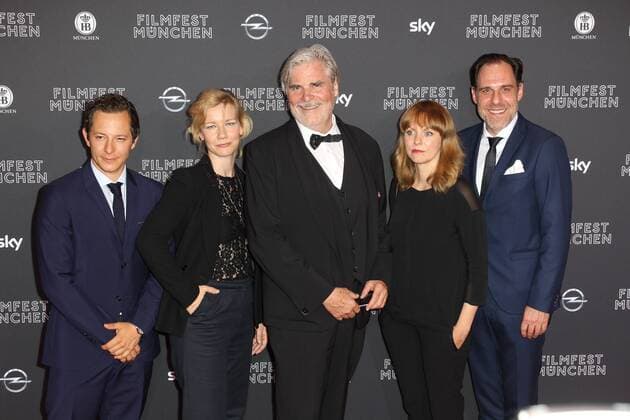 Trystan Pütter, Sandra Hüller, Peter Simonischek, Maren Ade und Thomas Loibl Eröffnung Filmfest 2016 Eröffnungsfilm Mathäser Filmpalast München 23. Juni 2016