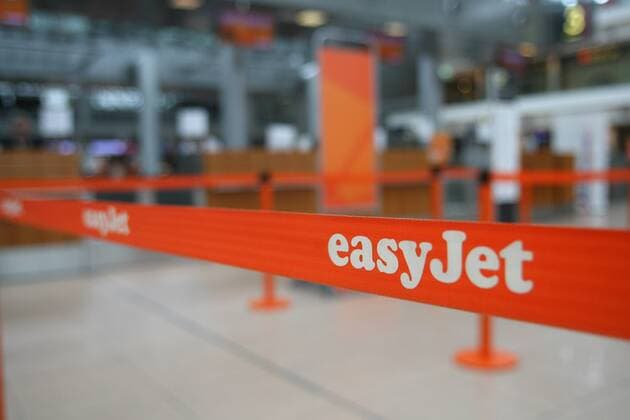 Easy Jet am Flughafen Hamburg 2016