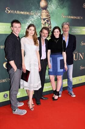 Jannis Niewöhner, Laura Berlin, Butz Ulrich Buse, Maria Ehrich und Rufus Beck bei der Premiere von Smaragdgrün auf dem 34. Filmfest München 2016 im Mathäser Filmpalast. München, 24.06.2016 Foto:xP.xSchönbergerx xFuturexImage