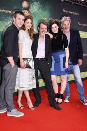 Jannis Niewöhner, Laura Berlin, Butz Ulrich Buse, Maria Ehrich und Rufus Beck bei der Premiere von Smaragdgrün auf dem 34. Filmfest München 2016 im Mathäser Filmpalast. München, 24.06.2016 Foto:xP.xSchönbergerx xFuturexImage