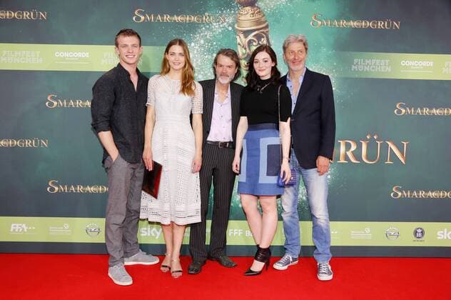 Jannis Niewöhner, Laura Berlin, Butz Ulrich Buse, Maria Ehrich und Rufus Beck bei der Premiere von Smaragdgrün auf dem 34. Filmfest München 2016 im Mathäser Filmpalast. München, 24.06.2016 Foto:xD.xBedrosianx xFuturexImage