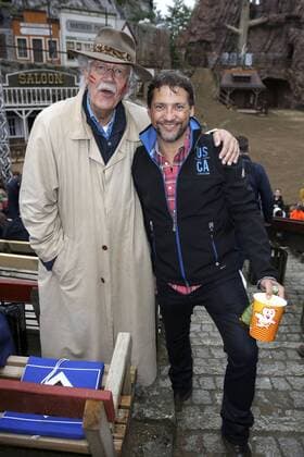 Carlo von Tiedemann und Patrick Bach bei der Premiere von Der Schatz im Silbersee bei den Karl-May-Spielen Bad Segeberg im Freilichttheater am Kalkberg. Bad Segeberg, 25.06.2016 Foto:xS.xGabschx xFuturexImage