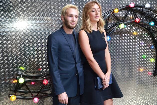 PARIS, FRANCE - JUNE 25: Hopper Jack Penn and Uma Von Wittkamp arrive at the Dior Homme Menswear Spring Summer 2017 show as part of Paris Fashion Week on June 25, 2016 in Paris, France.  CFP487236403