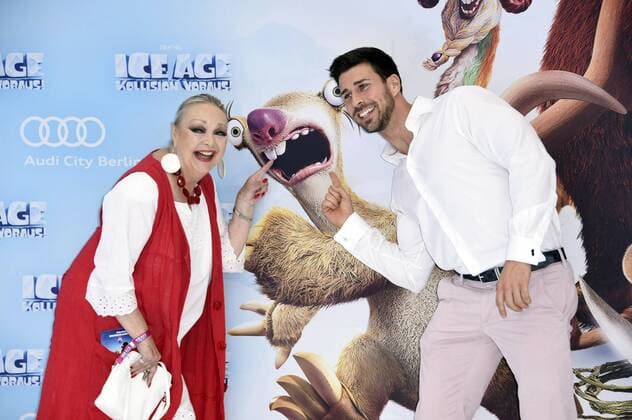 Barbara Schöne und Leonard Freier bei der Premiere des Kinofilms Ice Age - Kollision voraus! Ice Age: Collision Course im Cinestar Sony Center. Berlin, 26.06.2016 Foto:xFredericx xFuturexImage