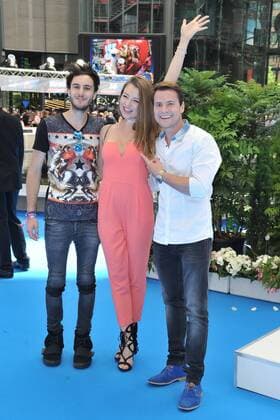 Deutschlandpremiere ICE AGE Kollision Voraus Joelina Drews, Marc Aurel Zeeb, Rocko Stark Ankunft zur Deutschlandpremiere ICE AGE Kollision Voraus im Cine Star SonyCenter in Berlin 26.06.2016