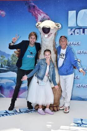 Freshtorge, Faye Montana Briest und Otto Waalkes bei der Ice Age- Kollision Voraus Kino Premiere am 26.06.2016 in Berlin Ice Age-Kollision VorausÒ Kinopremiere 2016 in Berlin 