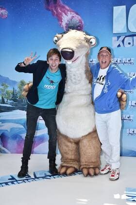 Freshtorge und Otto Waalkes bei der Ice Age- Kollision Voraus Kino Premiere am 26.06.2016 in Berlin Ice Age-Kollision VorausÒ Kinopremiere 2016 in Berlin 