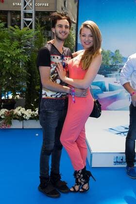 Marc Aurel und Joelina Drews - Deutschlandpremiere ICA AGE - KOLLISION VORAUS im CINESTAR SONY CENTER in Berlin am 26.06.2016. Deutschlandpremiere ICE AGE - KOLLISION VORAUS