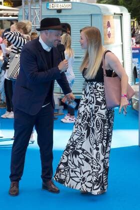 Ben Bluemel und Regina Halmich - Deutschlandpremiere ICA AGE - KOLLISION VORAUS im CINESTAR SONY CENTER in Berlin am 26.06.2016. Deutschlandpremiere ICE AGE - KOLLISION VORAUS
