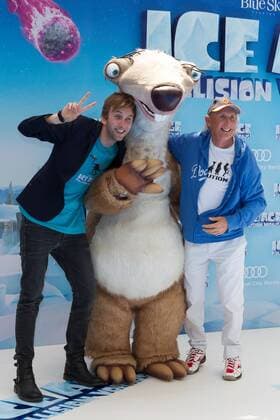 Freshtorge und Otto Waalkes - Deutschlandpremiere ICA AGE - KOLLISION VORAUS im CINESTAR SONY CENTER in Berlin am 26.06.2016. Deutschlandpremiere ICE AGE - KOLLISION VORAUS