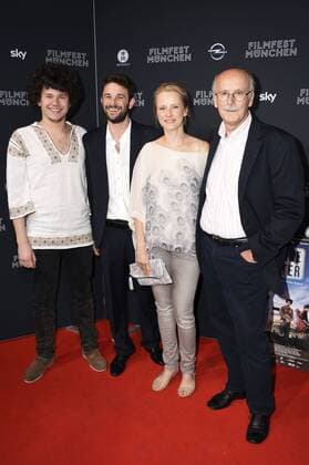 Razvan Enciu, Alex Margineanu, Susanne Bormann und Ovidiu Schumacher bei der Premiere von Die Reise mit Vater auf dem 34. Filmfest München 2016 im ARRI Kino. München, 26.06.2016 Foto:xP.xSchönbergerx xFuturexImage
