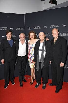 Sven Taddicken, Johannes Krisch, Martina Gedeck, Hans-Michael Rehberg und Ulrich Tukur bei der Premiere von Gleißendes Glück auf dem 34. Filmfest München 2016. München im ARRI Kino. München, 26.06.2016 Foto:xP.xSchönbergerx xFuturexImage