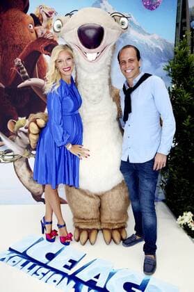 Oksana Kolenitchenko mit Ehemann Daniel Kolenitchenko bei der Premiere des Kinofilms Ice Age - Kollision voraus! Ice Age: Collision Course im Cinestar Sony Center. Berlin, 26.06.2016 Foto:xS.xGabschx xFuturexImage