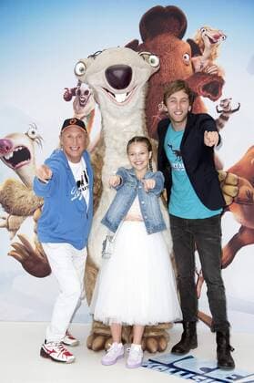Otto Waalkes, Faye Montana und Freshtorge bei der Premiere des Kinofilms Ice Age - Kollision voraus! Ice Age: Collision Course im Cinestar Sony Center. Berlin, 26.06.2016 Foto:xFredericx xFuturexImage