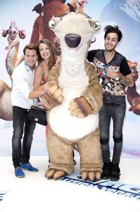 Rocco Stark, Joelina Drews und Marc Aurel Zeeb bei der Premiere des Kinofilms Ice Age - Kollision voraus! Ice Age: Collision Course im Cinestar Sony Center. Berlin, 26.06.2016 Foto:xFredericx xFuturexImage