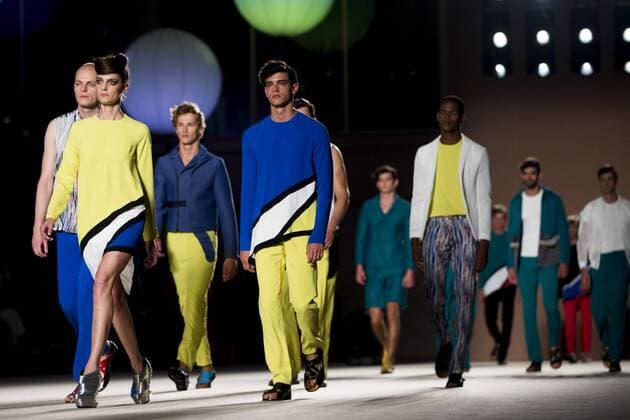 Models present the creations of Valencian designer Miquel Suay during the first journey of the 080 Barcelona Fasion in Barcelona, Catalonia, Spain, 27 June 2016. MIQUEL SUAY FASHION SHOW !ACHTUNG: NUR REDAKTIONELLE NUTZUNG!  CAT002 20160627-636026589968582499