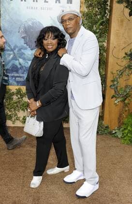 Samuel L. Jackson & wife LaTanya Jackson THE LEGEND OF TARZAN FILM PREMIERE Hollywood Patrick Rideaux PicturePerfect