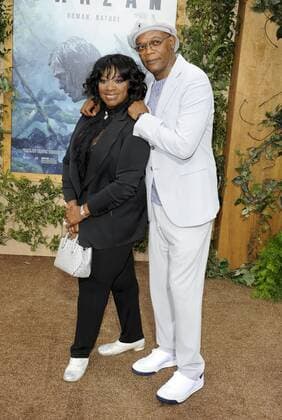 Samuel L. Jackson & wife LaTanya Jackson THE LEGEND OF TARZAN FILM PREMIERE Hollywood Patrick Rideaux PicturePerfect