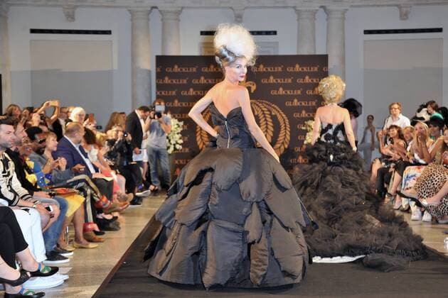 Harald Gloeoeckler Modenshow, die zertanzten Schuhe Guilia Siegel, Kristina Bach Harald Gloeoeckler inziniert seine neuen Modenshow zur Fashion Week , die zertanzten Schuhe mit Promis im Hotel de Rome in Berlin 27.06.2016