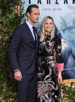 June 27, 2016 - Hollywood, California, U.S. - Alexander Skarsgard & Margot Robbie arrives for the premiere of the film The Legend of Tarzan at the Dolby Theatre. Hollywood U.S. - ZUMAo05_