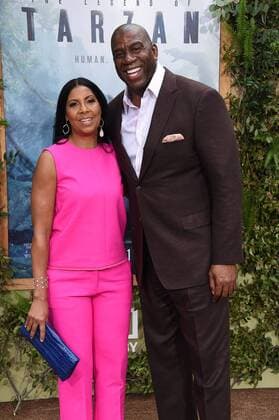 June 27, 2016 - Hollywood, California, U.S. - Earvin Magic Johnson & Earlitha Ã¢â‚¬Å CookieÃ¢â‚¬Â Kelly arrives for the premiere of the film The Legend of Tarzan at the Dolby Theatre. Hollywood U.S. - ZUMAo05_