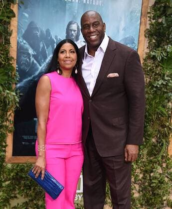 June 27, 2016 - Hollywood, California, U.S. - Earvin Magic Johnson & Earlitha Ã¢â‚¬Å CookieÃ¢â‚¬Â Kelly arrives for the premiere of the film The Legend of Tarzan at the Dolby Theatre. Hollywood U.S. - ZUMAo05_