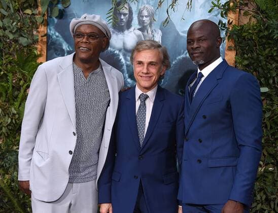 June 27, 2016 - Hollywood, California, U.S. - Samuel L. Jackson, Christoph Waltz & Djimon Hounsou arrives for the premiere of the film The Legend of Tarzan at the Dolby Theatre. Hollywood U.S. - ZUMAo05_