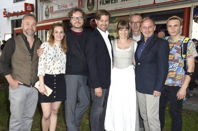 Thomas Darchinger, Karoline Teska, Anno Saul, Marcus Mittermeier, Bernadette Heerwagen, Christoph Süss, Alexander Held bei der Premiere des Fernsehfilms München Mord: Wo bist Du, Feigling? auf dem 34. Filmfest München 2016 im Rio Filmpalast. München, 27.06.2016 Foto:xP.xSchönbergerx xFuturexImage
