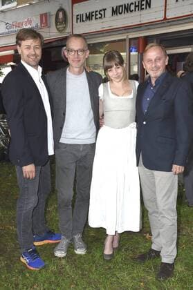 Marcus Mittermeier, Christoph Süss, Bernadette Heerwagen und Alexander Held bei der Premiere des Fernsehfilms München Mord: Wo bist Du, Feigling? auf dem 34. Filmfest München 2016 im Rio Filmpalast. München, 27.06.2016 Foto:xP.xSchönbergerx xFuturexImage