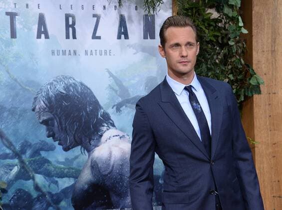 Cast member Alexander Skarsgard attends the premiere of the motion picture adventure film The Legend of Tarzan at the Dolby Theatre in the Hollywood section of Los Angeles on June 27, 2016. Storyline: Tarzan, having acclimated to life in London, is called back to his former home in the jungle to investigate the activities at a mining encampment.  LAP2016062737 JIMxRUYMEN