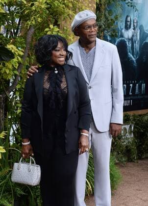 Cast member Samuel L. Jackson and his wife, actress LaTanya Richardson Jackson attend the premiere of the motion picture adventure film The Legend of Tarzan at the Dolby Theatre in the Hollywood section of Los Angeles on June 27, 2016. Storyline: Tarzan, having acclimated to life in London, is called back to his former home in the jungle to investigate the activities at a mining encampment.  LAP2016062741 JIMxRUYMEN