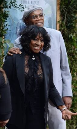 Cast member Samuel L. Jackson and his wife, actress LaTanya Richardson Jackson attend the premiere of the motion picture adventure film The Legend of Tarzan at the Dolby Theatre in the Hollywood section of Los Angeles on June 27, 2016. Storyline: Tarzan, having acclimated to life in London, is called back to his former home in the jungle to investigate the activities at a mining encampment.  LAP2016062743 JIMxRUYMEN