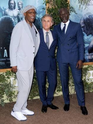 June 27, 2016 - Hollywood, CA, United States - 27 June 2016 - Hollywood. Samuel L. Jackson, Christoph Waltz, Djimon Hounsou. Arrivals for the Los Angeles World Premiere of Warner Bros. The Legend of Tarzan held at the Dolby Theater. Photo Credit: Hollywood United States - ZUMAa123