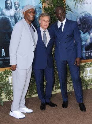 June 27, 2016 - Hollywood, CA, United States - 27 June 2016 - Hollywood. Samuel L. Jackson, Christoph Waltz, Djimon Hounsou. Arrivals for the Los Angeles World Premiere of Warner Bros. The Legend of Tarzan held at the Dolby Theater. Photo Credit: Hollywood United States - ZUMAa123