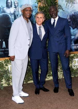 June 27, 2016 - Hollywood, CA, United States - 27 June 2016 - Hollywood. Samuel L. Jackson, Christoph Waltz, Djimon Hounsou. Arrivals for the Los Angeles World Premiere of Warner Bros. The Legend of Tarzan held at the Dolby Theater. Photo Credit: Hollywood United States - ZUMAa123