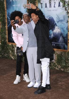 June 27, 2016 - Hollywood, CA, United States - 27 June 2016 - Hollywood. Les Twins, Samuel L. Jackson. Arrivals for the Los Angeles World Premiere of Warner Bros. The Legend of Tarzan held at the Dolby Theater. Photo Credit: Hollywood United States - ZUMAa123