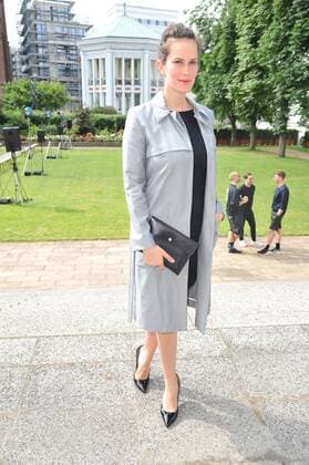 Saralisa Volm bei der Ankunft zur Hien Le Modenschau im Rahmen der Mercedes-Benz Fashion Week Frühjahr Sommer 2017 am 28.06.2016 in Berlin MBFW Fashionweek in Berlin 2016- Hien Le Fashion Show 
