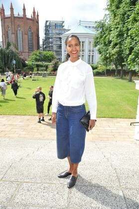Sara Nuru bei der Ankunft zur Hien Le Modenschau im Rahmen der Mercedes-Benz Fashion Week Frühjahr Sommer 2017 am 28.06.2016 in Berlin MBFW Fashionweek in Berlin 2016- Hien Le Fashion Show 