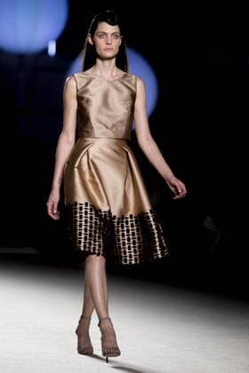 June 27, 2016 - Barcelona, Spain - Models presents a creation by Justicia Ruano at the 080 Barcelona Fashion Week 2016 on June 27, 2016 in Barcelona, Spain. Barcelona Spain  - ZUMAn230