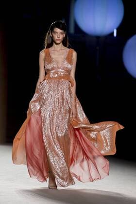 June 27, 2016 - Barcelona, Spain - Models presents a creation by Justicia Ruano at the 080 Barcelona Fashion Week 2016 on June 27, 2016 in Barcelona, Spain. Barcelona Spain  - ZUMAn230