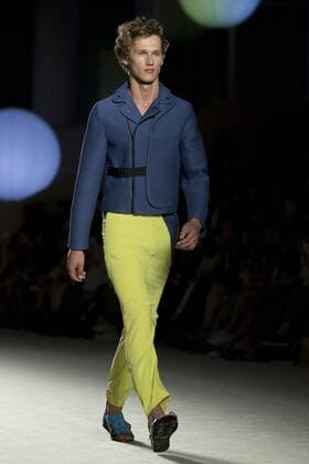 June 27, 2016 - Barcelona, Spain - A model presents a creation by Miquel Suay at the 080 Barcelona Fashion Week 2016 on June 27, 2016 in Barcelona, Spain. Barcelona Spain  - ZUMAn230