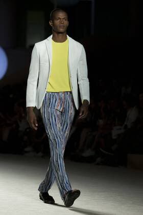 June 27, 2016 - Barcelona, Spain - A model presents a creation by Miquel Suay at the 080 Barcelona Fashion Week 2016 on June 27, 2016 in Barcelona, Spain. Barcelona Spain  - ZUMAn230