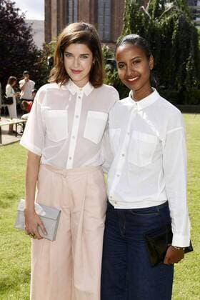 Marie Nasemann und Sara Nuru bei der Hien Le Fashion Show auf der Mercedes-Benz Fashion Week Berlin Spring Summer 2017. Berlin, 28.06.2016 Foto:xFredericx xFuturexImage